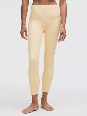 LULULEMON ALIGN HIGH-RISE PANT 25” BUTTER CREAM Sz 6 NEW